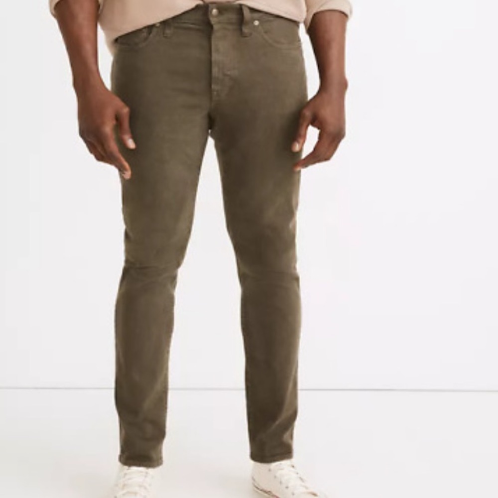 Madewell Garment-Dyed Athletic Slim Jeans